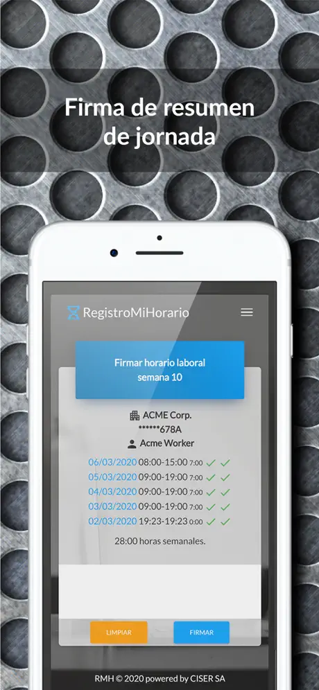 Registro Mi Horario