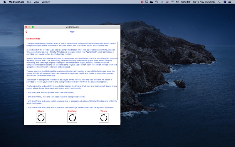 App screenshot