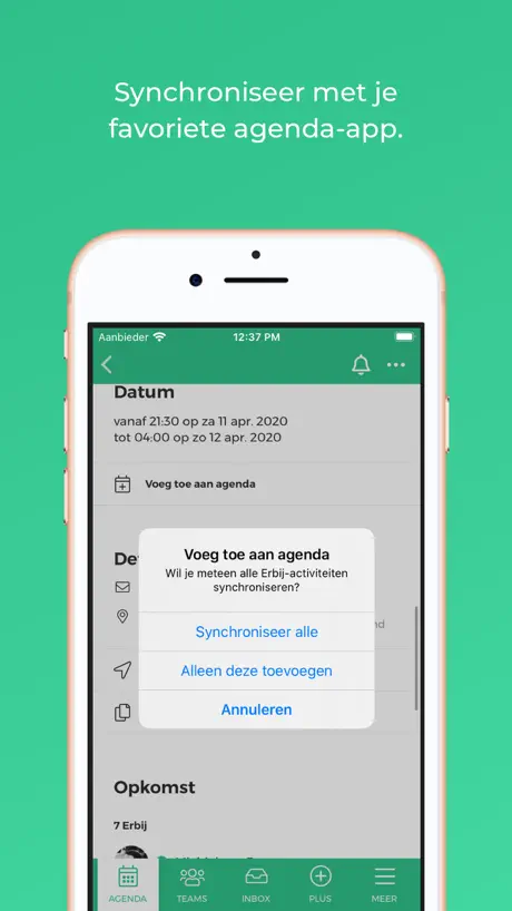 Erbij - wie komen er?