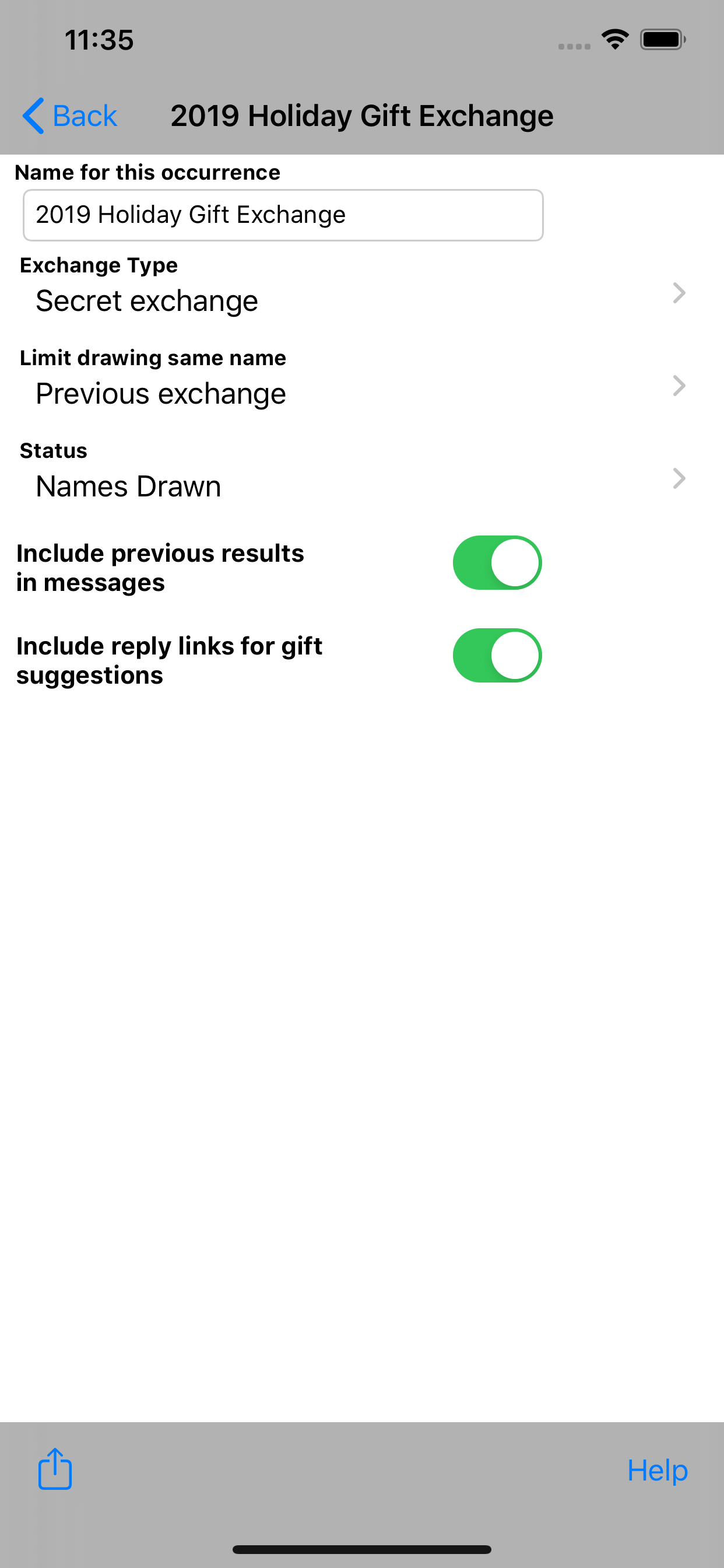 Gift Exchange Lite screenshot 5