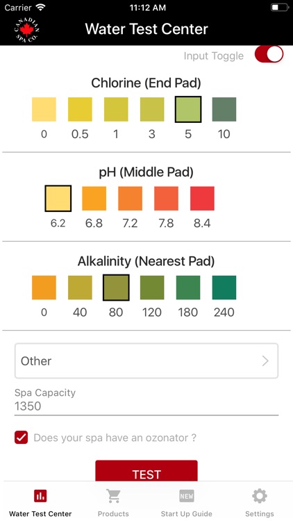 Spa Water Test by Canadian Spa screenshot-3