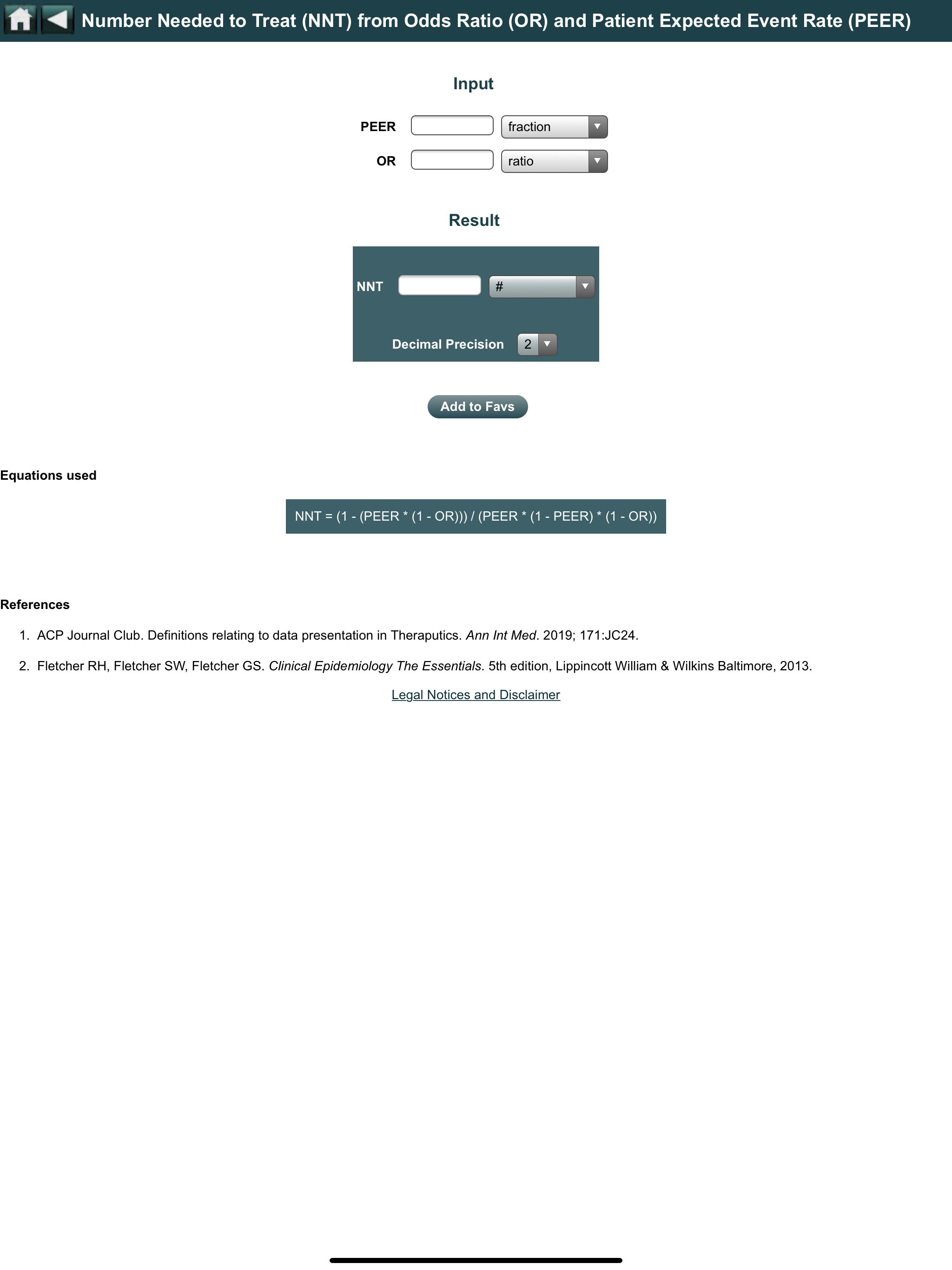 EBMcalc Statistics screenshot 12