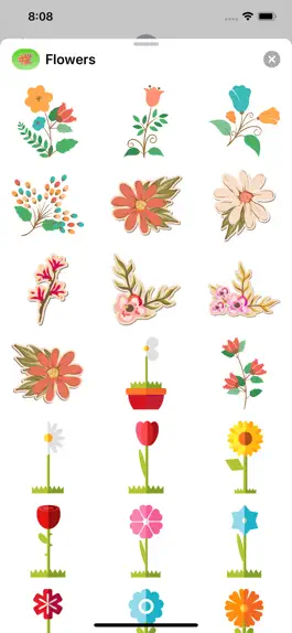 Game screenshot Flower Sticker Pack mod apk