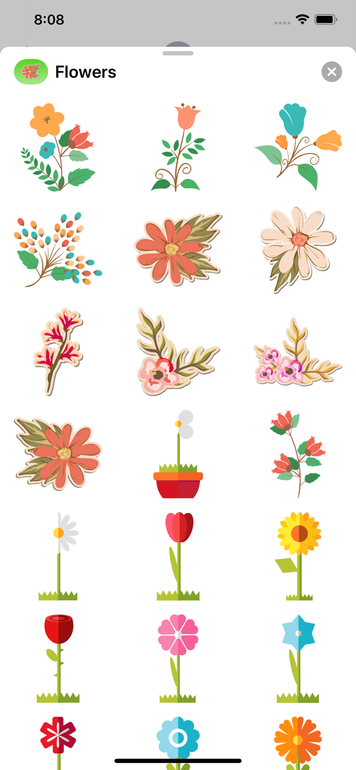Flower Sticker Pack