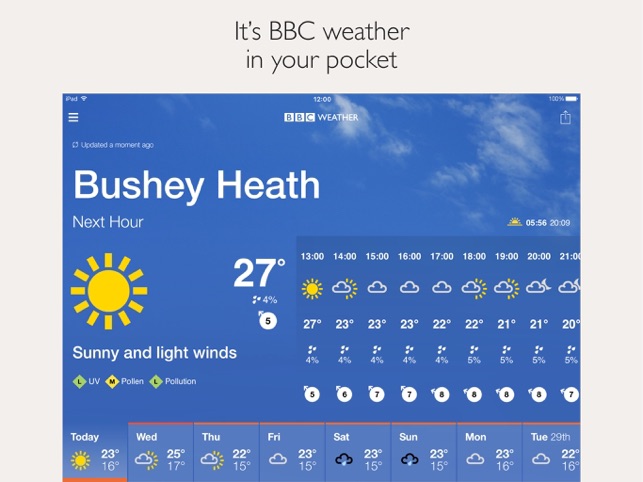 Bbc Weather On The App Store