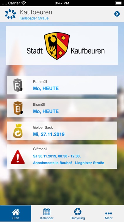 Stadt Kaufbeuren Abfall-App