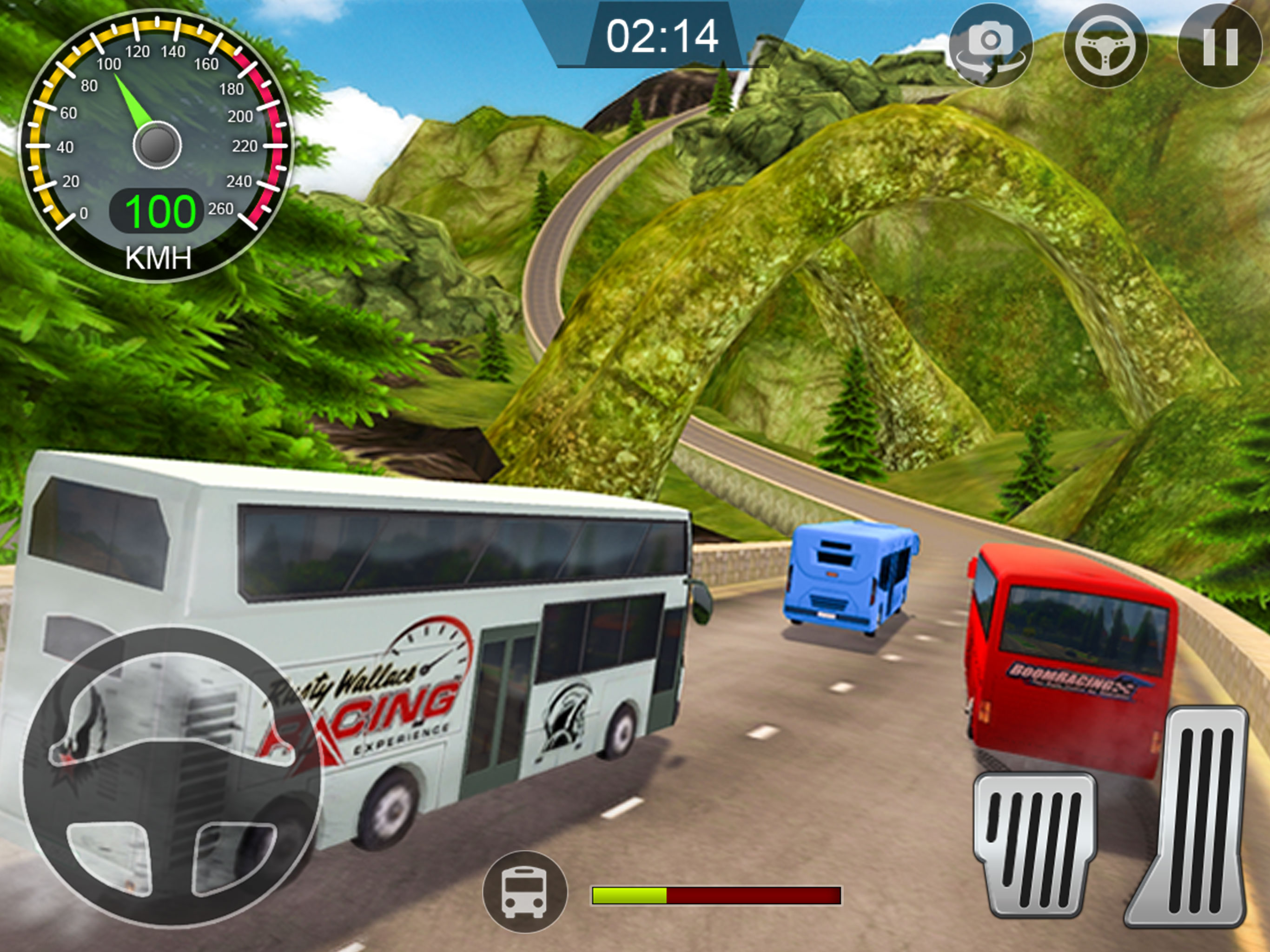 Wild Offroad Bus Racing 3D screenshot 6
