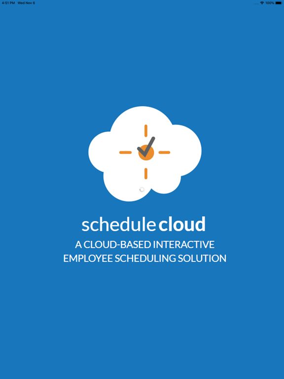 Schedule-Cloud Staff iPad screenshot
