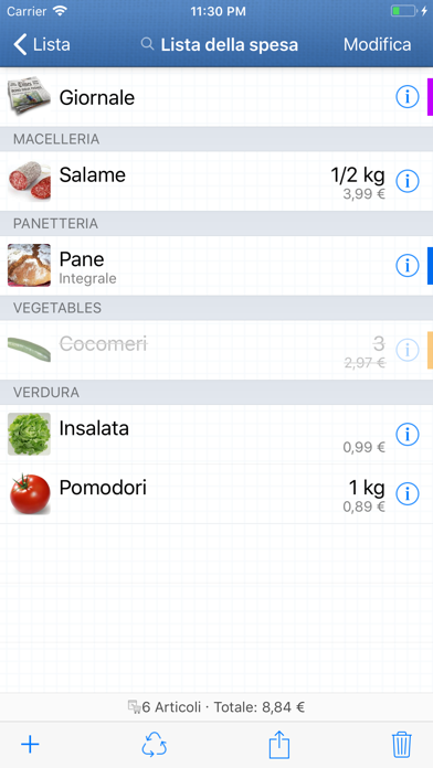 ShoppingList (Lista spesa) screenshot 1
