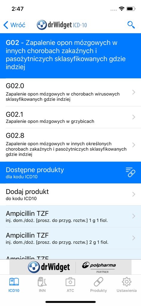 DrWidget ICD10 - Medical App | MWM