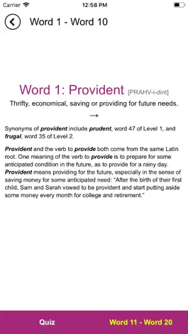 Game screenshot Verbal Advantage - Level 4 apk