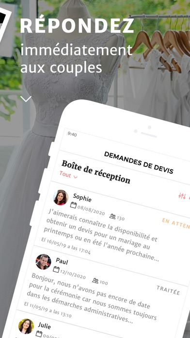 Screenshot #3 pour Mariages.net entreprises