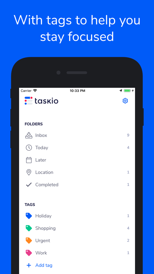 #4. Taskio: Tasks & To-Do list (iOS) 由: Zeptura