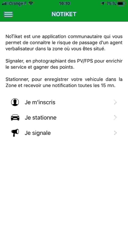 Parking gratuit, stationnement