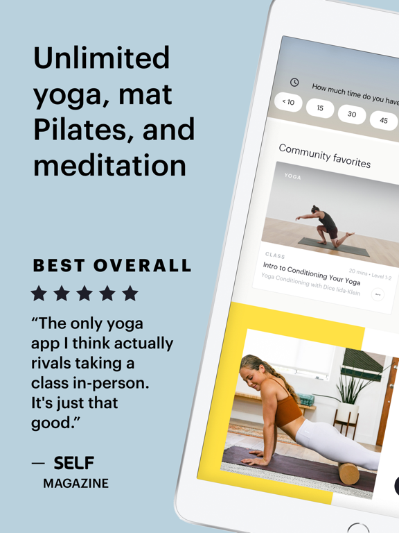 YogaGlo – Yoga and meditation video classes screenshot