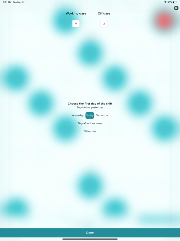 Screenshot #5 pour Simple Working Calendar