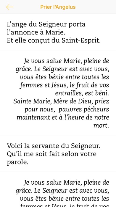 Screenshot #3 pour Angelus, pour prier Marie