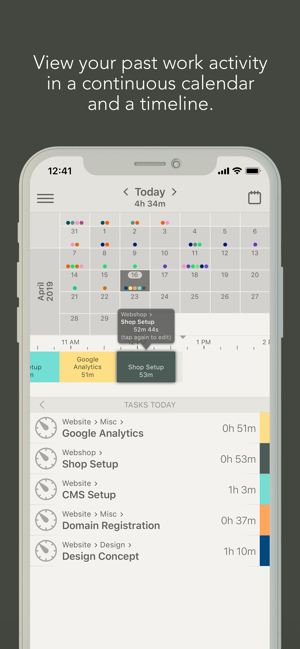 ‎Timelime | Time Tracking Screenshot