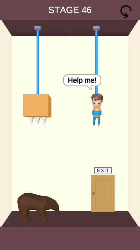 Rescue Cut - Rope Puzzle