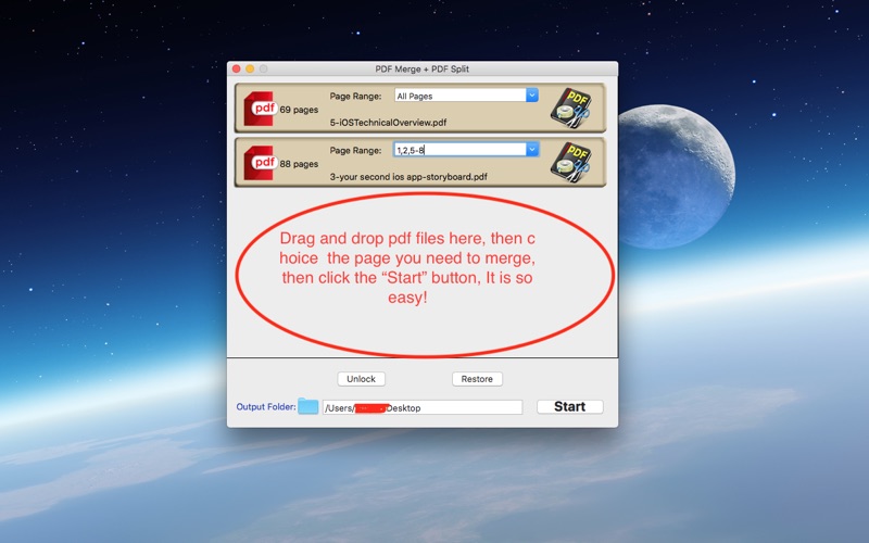 Screenshot #1 pour PDF Merge + PDF Split
