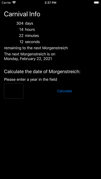 Fasnachtsinfo Screenshot