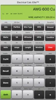 electrical calc elite iphone screenshot 3