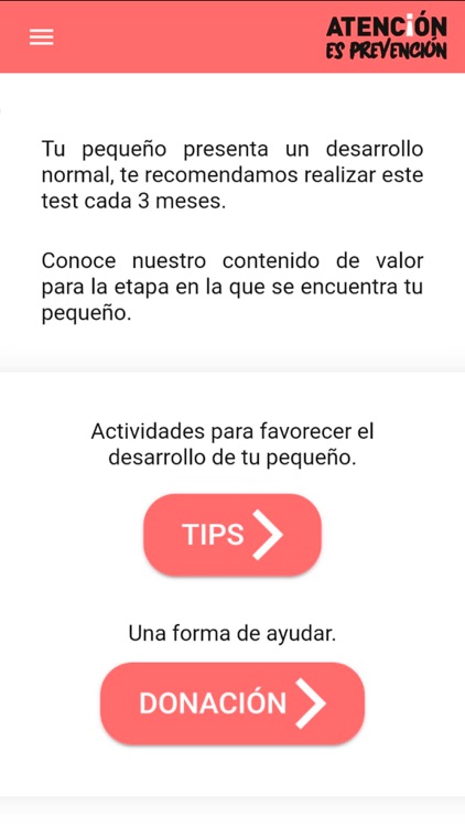 Atención es prevención