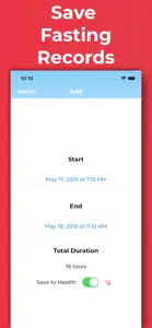 Intermittent Fasting Timer&Log screenshot #7 for iPhone