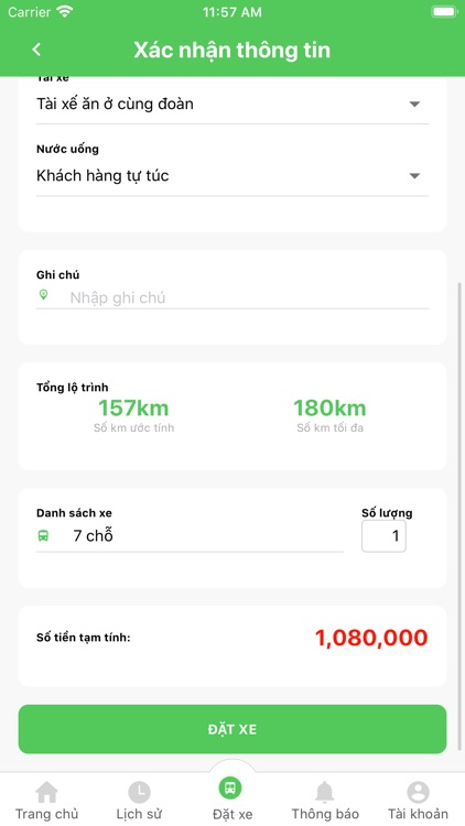 Keyway - Ứng dụng đặt xe screenshot-4