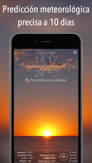 Captura de pantalla de El Tiempo 14 Días + en iPhone 1