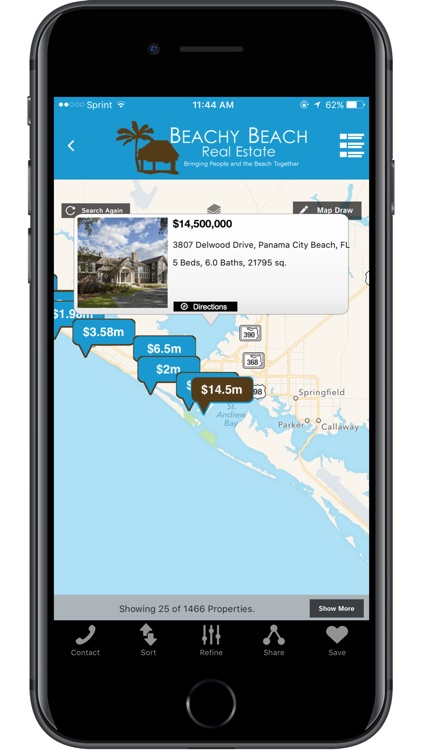 Beachy Beach Home Search