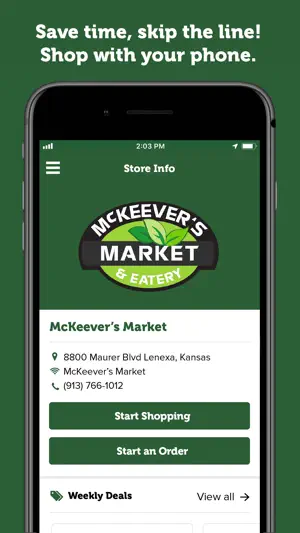 McKeever's Mobile Checkout screenshot 1
