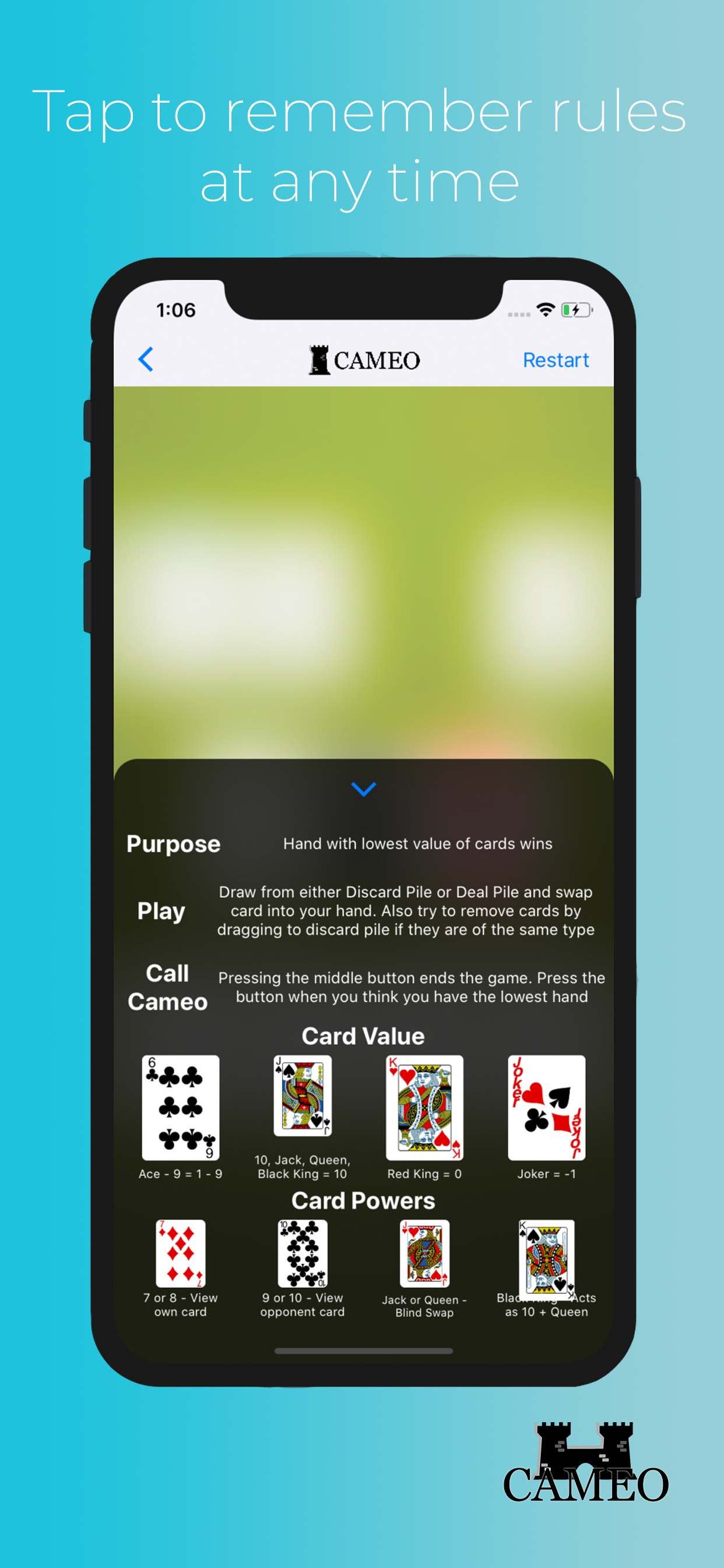 Cameo - Card Game screenshot 3