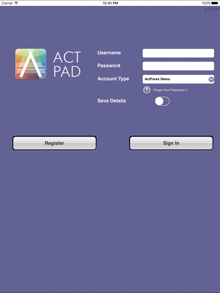 #1. ActPad (iOS) بواسطة: ACT TRADER TECHNOLOGIES LTD