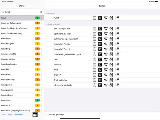 Synonyme pur iPad screenshot