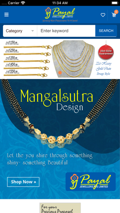 Screenshot #1 pour Payal Jewelleryfiji