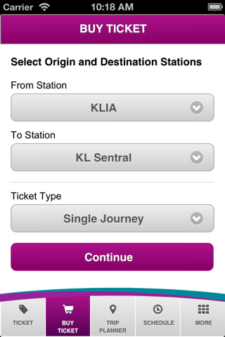 KLIA Ekspres screenshot 3