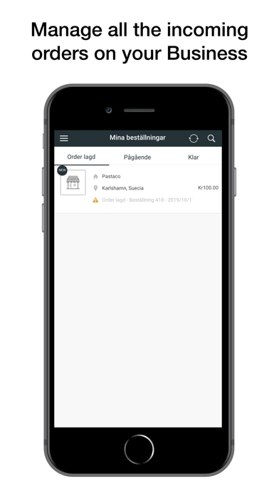 Screenshot #1 pour Foodplanet Business
