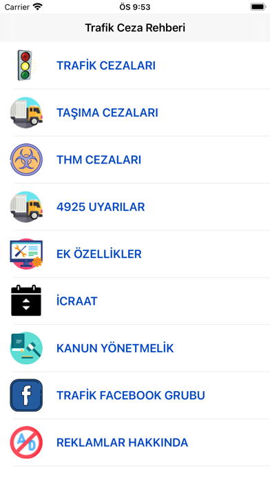 Trafik Ceza Rehberi 2024 Screenshot