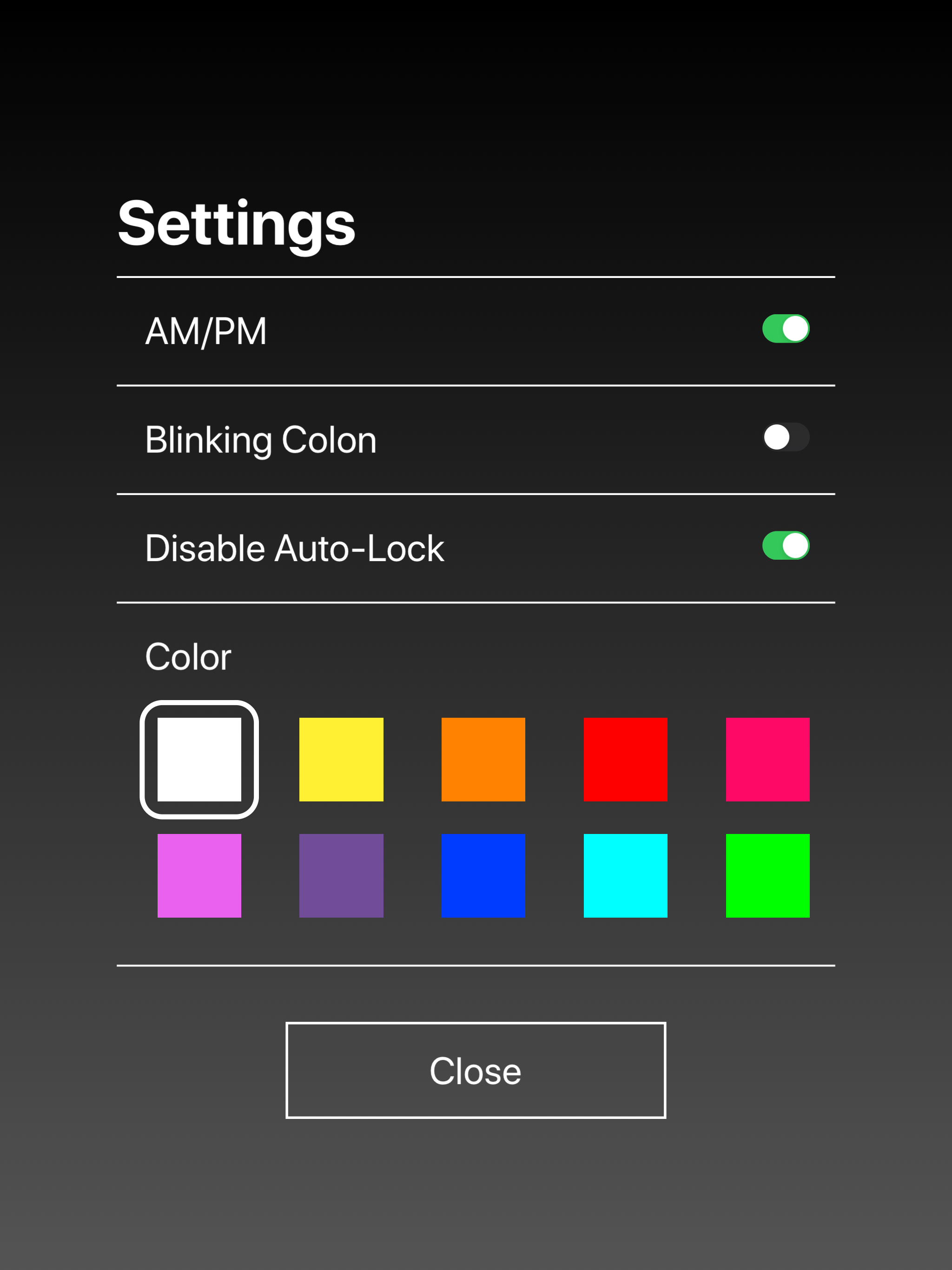 Digital LED Clock screenshot 14