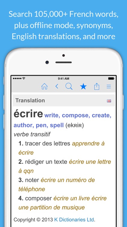 French Dictionary & Thesaurus screenshot-0