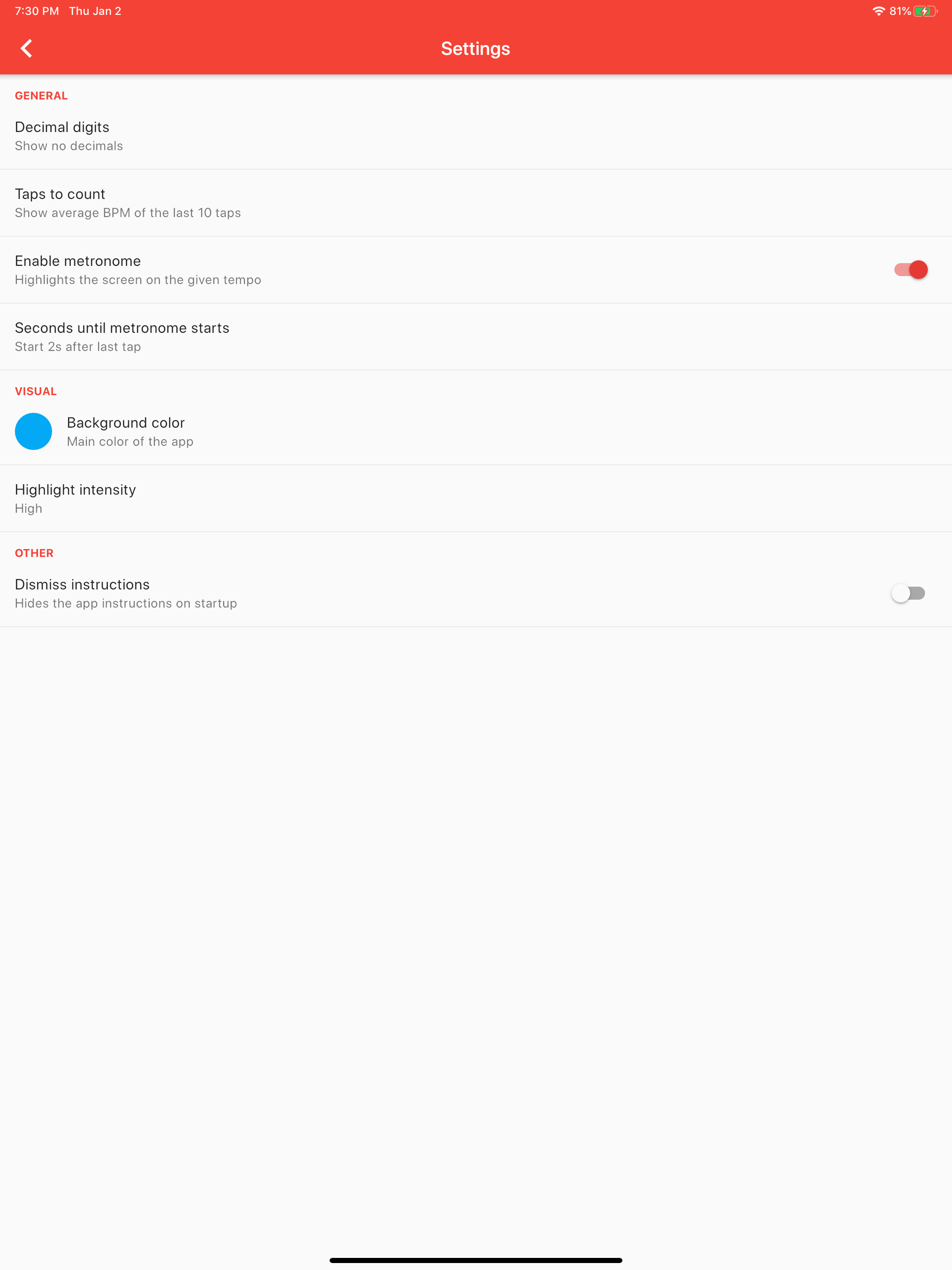 BPM Tap screenshot 9