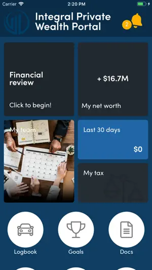 Integral Private Wealth Portal screenshot 1