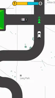 white taxi: fast game iphone screenshot 1
