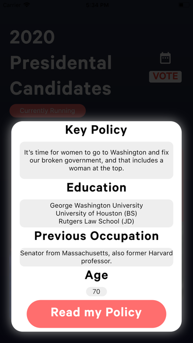 Screenshot #2 pour Political Platform