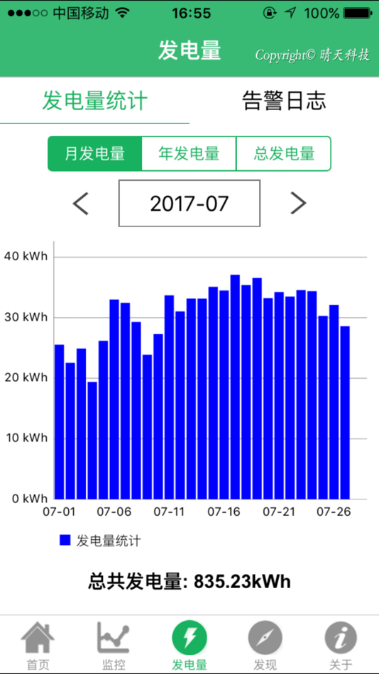#4. 晴天电站 (iOS) 来自: 浙江晴天太阳能科技有限公司