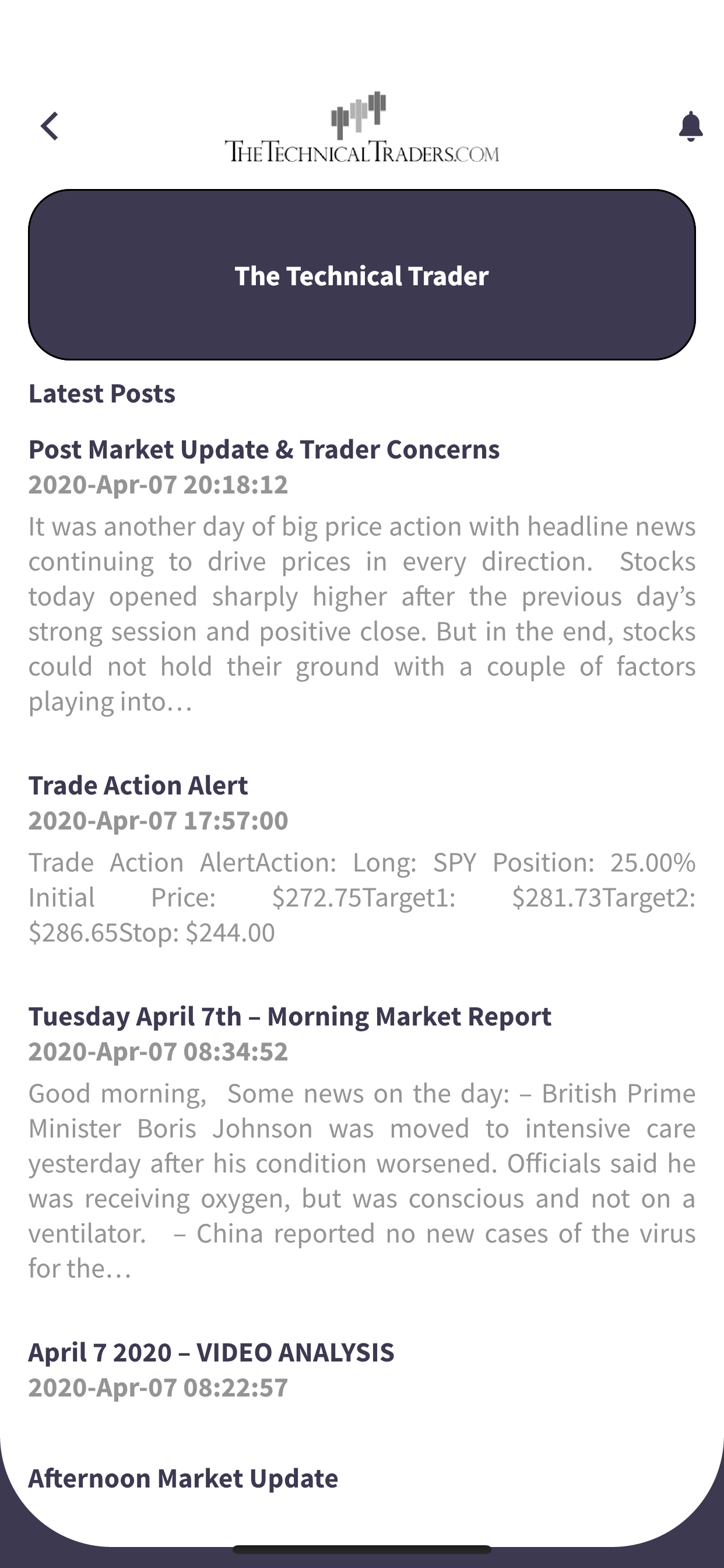 The Technical Traders Mobile
