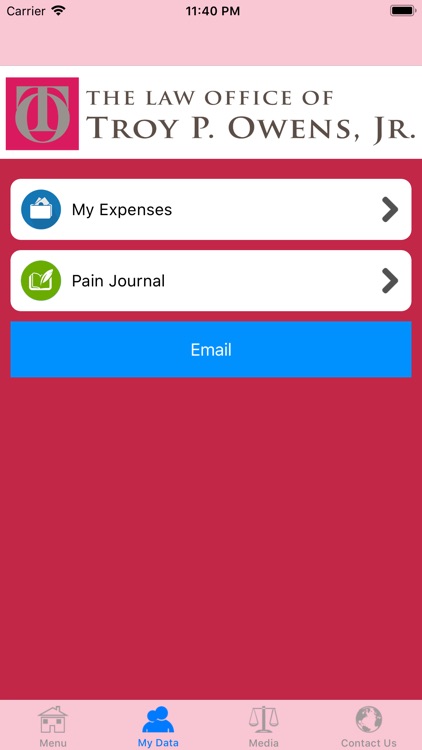 Troy P. Owens Injury App