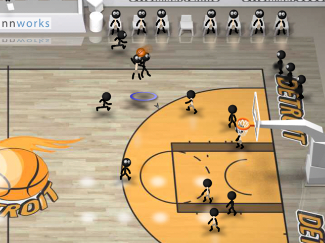 ‎Stickman Basketball Screenshot