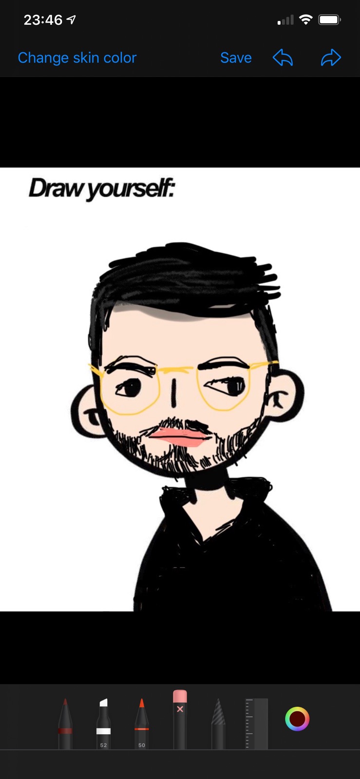 Draw Yourself iphone screenshot 2